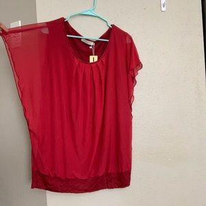 SS red top XXL. NWT.